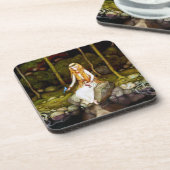 Die Prinzessin im Wald Untersetzer (Linke Seite)