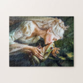Die Prinzessin küsst den Froschprinzen Puzzle (Horizontal)