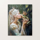 Die Prinzessin küsst den Froschprinzen Puzzle (Vertikal)