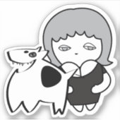 Die Prinzessin mit Jessy Aufkleber (Vorderseite)