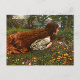 Die Prinzessin nach der Schule von Edward Robert H Postkarte