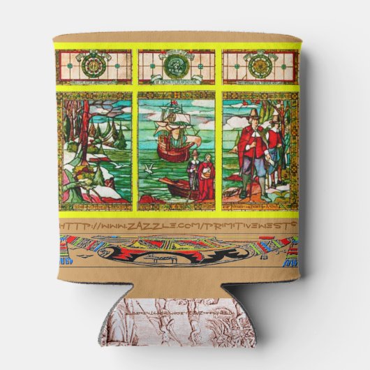 "Die Prinzessin Pocahontas" Dosenkühler (Rückseite)