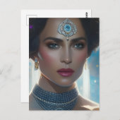 Die Prinzessin-Postkarte Postkarte (Vorne/Hinten)