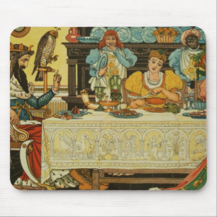 Die Prinzessin Shares ihr Abendessen mit dem Mousepad