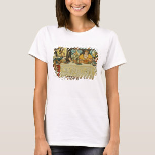 Die Prinzessin Shares ihr Abendessen mit dem T-Shirt