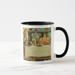Die Prinzessin Shares ihr Abendessen mit dem Tasse