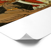 Die Prinzessin teilt ihr Abendessen mit dem Frosch Poster (Ecke)