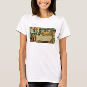 Die Prinzessin teilt ihr Abendessen mit dem Frosch T-Shirt