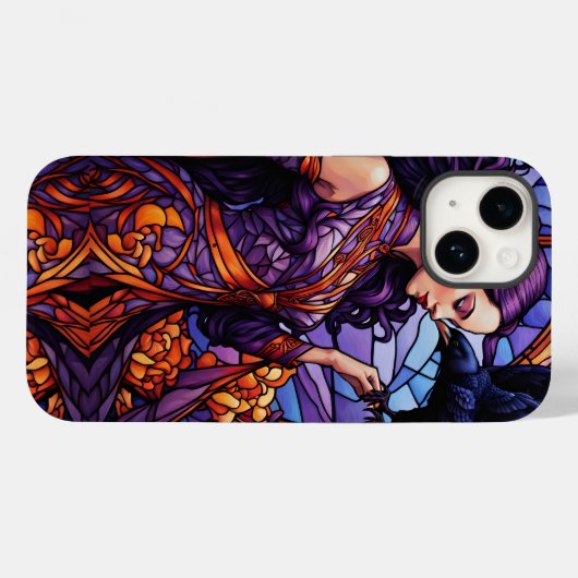 Die Prinzessin und der Raven Case-Mate iPhone Hülle (Rückseite (Horizontal))