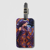 Die Prinzessin und der Raven Gepäckanhänger (Vorderseite Vertikal)