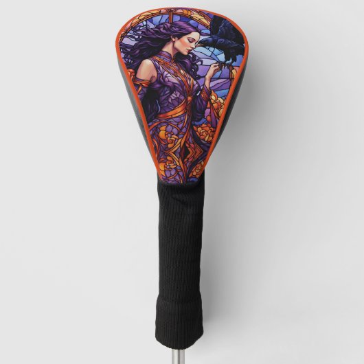 Die Prinzessin und der Raven Golf Headcover (Vorderseite)