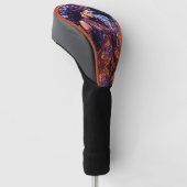 Die Prinzessin und der Raven Golf Headcover (angewinkelt)