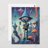 Die Prinzessin und die Pauper-Ken-Magie Postkarte (Vorne/Hinten)