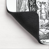 Die Prinzessin zeigt den Fisch Mousepad (Ecke)