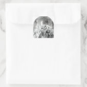 Die private Ehe von Anne Boleyn Quadratischer Aufkleber (Tasche)