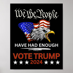 Die pro-republikanische Stimme Trump 2024 Wir, die Poster