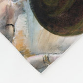 Die Probe auf der Bühne, Edgar Degas Fleecedecke (Ecke)