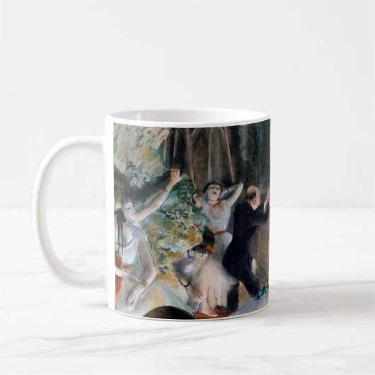 Die Probe auf der Bühne, Edgar Degas Kaffeetasse (Links)