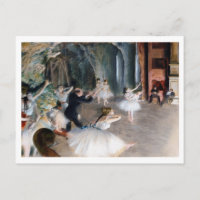 Die Probe auf der Bühne, Edgar Degas