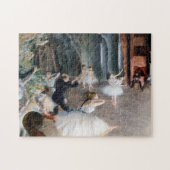 Die Probe auf der Bühne, Edgar Degas Puzzle (Horizontal)