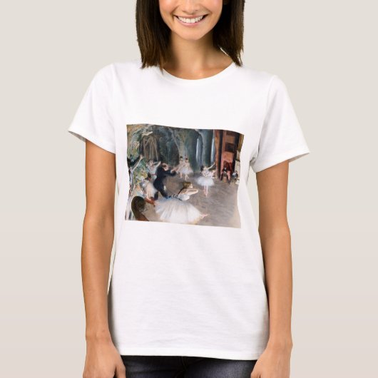 Die Probe auf der Bühne, Edgar Degas T-Shirt (Vorderseite)