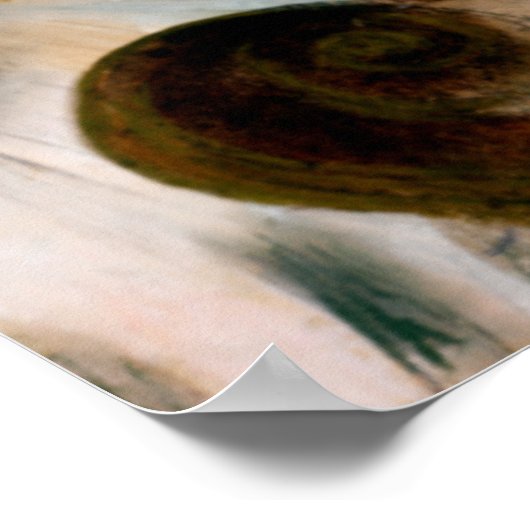 Die Probe auf der Bühne von Edgar Degas Poster (Ecke)