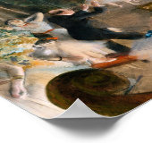 Die Probe auf der Bühne von Edgar Degas Poster (Ecke)