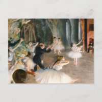 Die Probe auf der Bühne von Edgar Degas