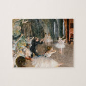 Die Probe auf der Bühne von Edgar Degas Puzzle (Horizontal)