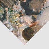 Die Probe auf der Bühne von Edgar Degas Seidenpapier (Ausschnitt)