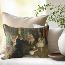 Die Probe des Balletts auf der Bühne, Degas Art Dekokissen