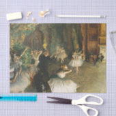 Die Probe des Balletts auf der Bühne, Degas Art Seidenpapier (Handwerk)