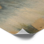 Die Probe des Balletts auf der Bühne, Degas Poster (Ecke)