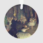 Die Probe des Balletts auf der Bühne, von Degas: Ornament (Rückseite)