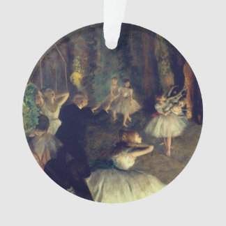 Die Probe des Balletts auf der Bühne, von Degas: Ornament