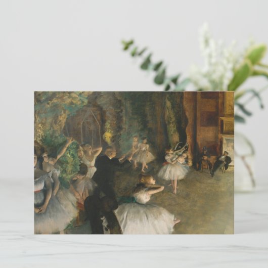 Die Probe des Balletts | Edgar Degas (Stehend Vorderseite)