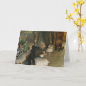 Die Probe des Balletts | Edgar Degas Karte (Gelbe Blume)