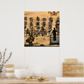 "Die Probe" in Acrylic Poster (Küche)