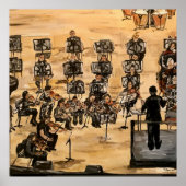 "Die Probe" in Acrylic Poster (Vorne)