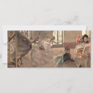 Die Probe von Edgar Degas, Vintage-Ballett-Kunst