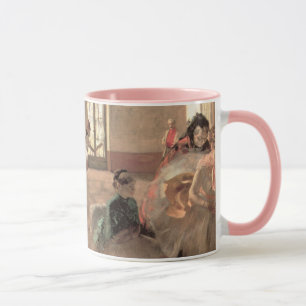 Die Probe von Edgar Degas, Vintage Ballett Kunst Tasse