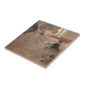 Die Probe von Edgar Degas, Vintage Ballettkunst Fliese (Seite)