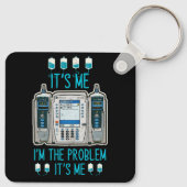 Die problematische Infusionspumpe Er i iCu Med Sur Schlüsselanhänger (Rückseite)