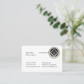 Die professionelle Visitenkarte für Detekteien (Stehend Vorderseite)