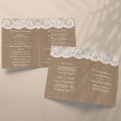 Die Programme der Sammlung Burlap & Lace Wedding