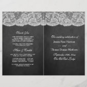 Die Programme zur Sammlung Chalkboard & Lace Weddi (Vorderseite)