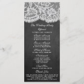 Die Programme zur Sammlung Chalkboard & Lace Weddi (Rückseite)