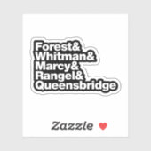 Die Projekte Aufkleber (Blatt)