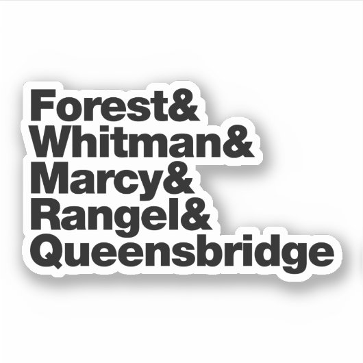 Die Projekte Aufkleber (Vorderseite)