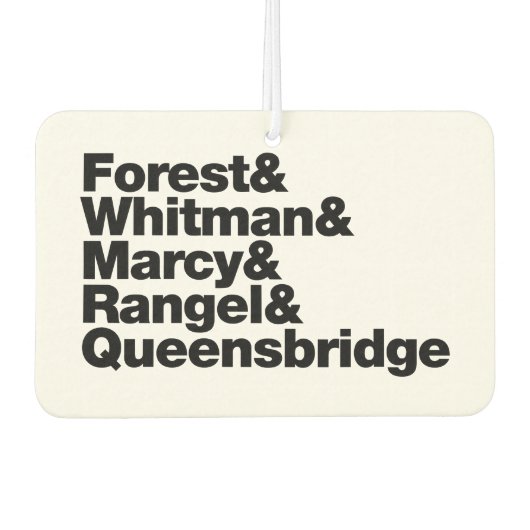 Die Projekte Autolufterfrischer (Vorderseite)